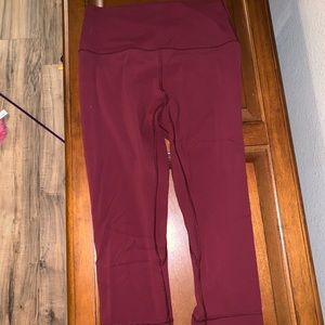 Cropped lululemon align yoga pants